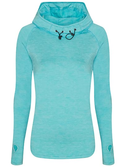 Women´s Cool Cowl Neck Top — Ocean Melange