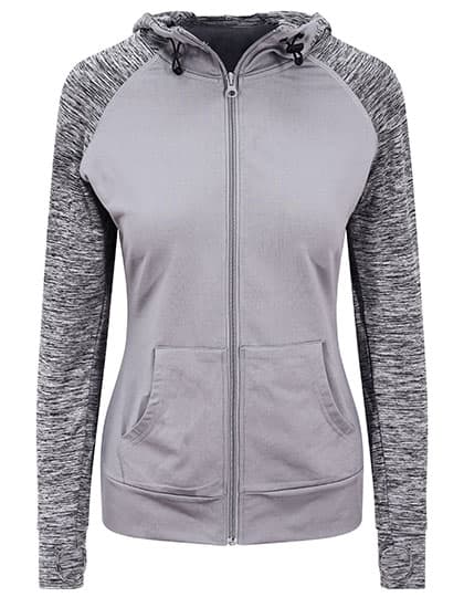 Women´s Cool Contrast Zoodie — Grey