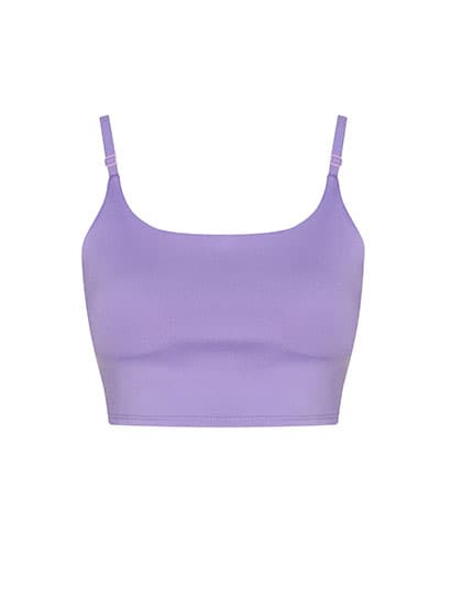 Women´s Recycled Tech Sports Bra — Digital Lavender