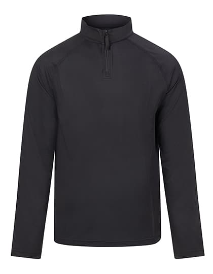 Lightweight Active 1/4 Zip — Jet Black