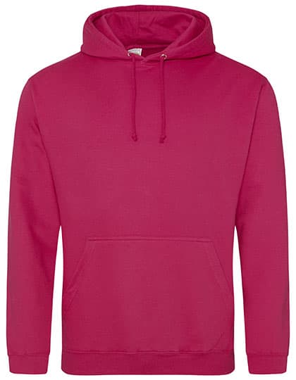 College Hoodie — Cranberry
