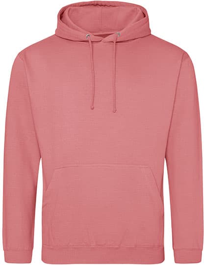 College Hoodie — Dusty Rose