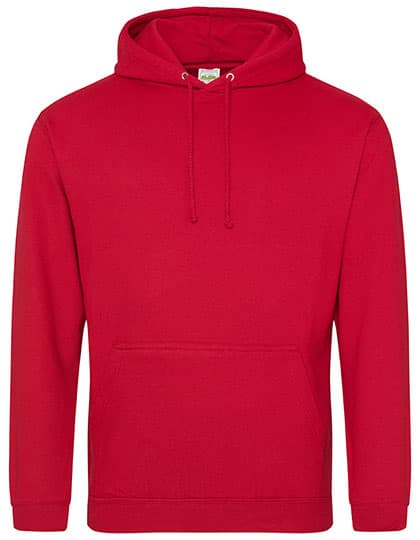 College Hoodie — Fire Red