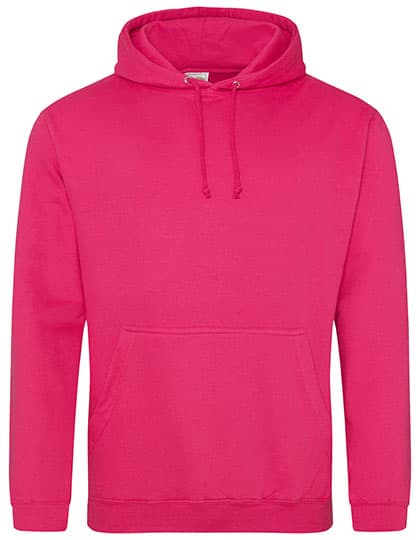 College Hoodie — Hot Pink