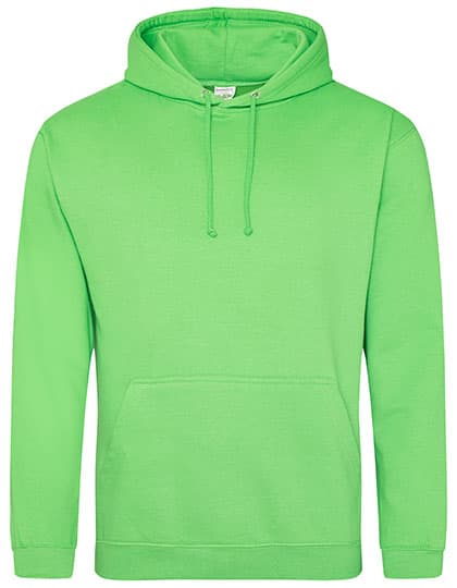 College Hoodie — Lime Green