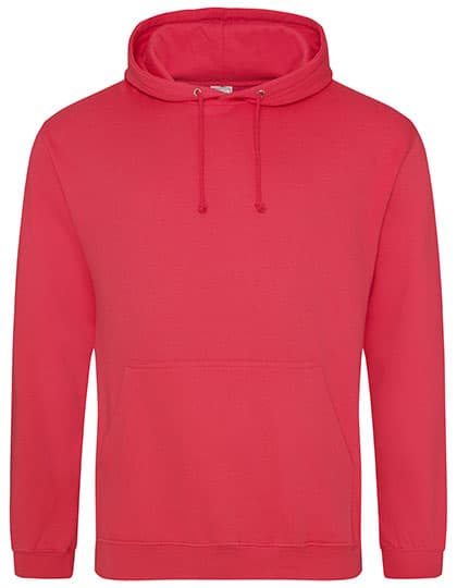 College Hoodie — Lipstick Pink
