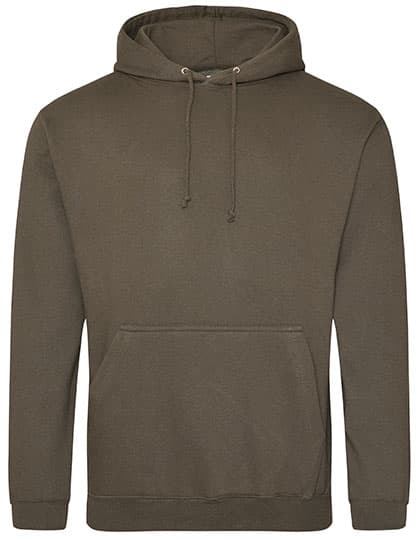 College Hoodie — Olive Green