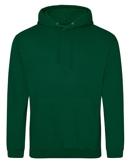 College Hoodie — Rainforest Green