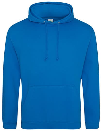 College Hoodie — Sapphire Blue