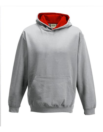 Kids´ Varsity Hoodie — Heather Grey