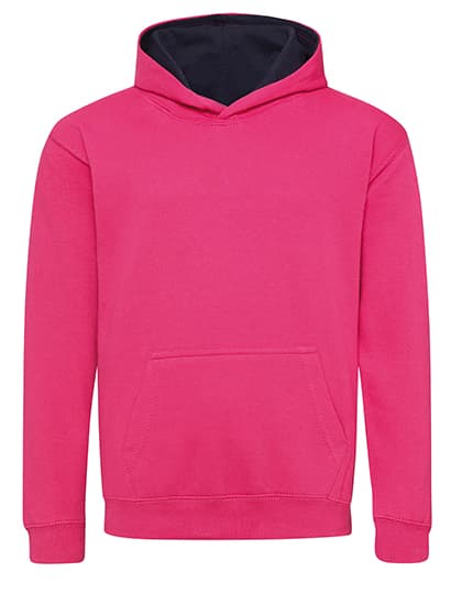 Kids´ Varsity Hoodie — Hot Pink