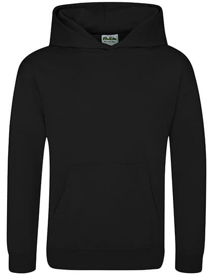 Kids´ Sports Polyester Hoodie — Jet Black