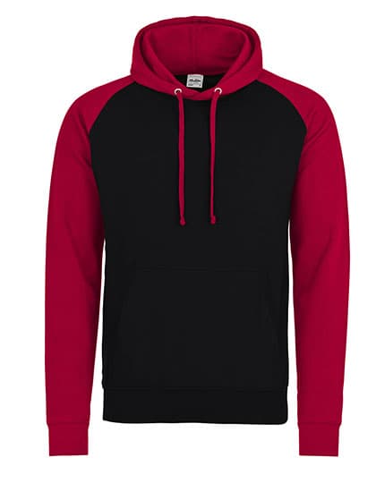 Baseball Hoodie — Jet Black