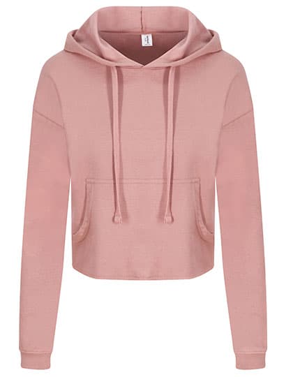 Women´s Cropped Hoodie — Dusty Pink