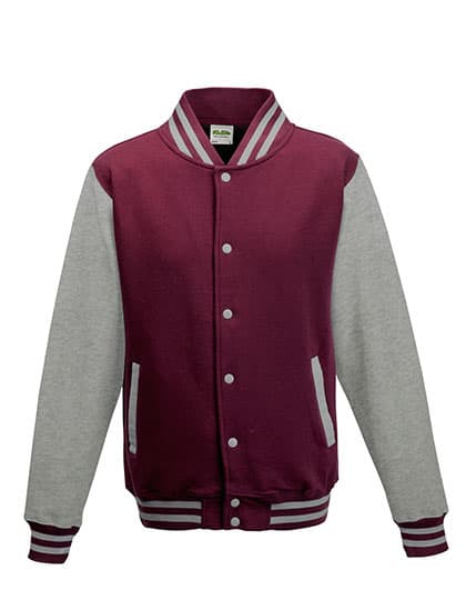 Varsity Jacket — Burgundy