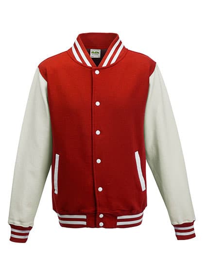 Varsity Jacket — Fire Red