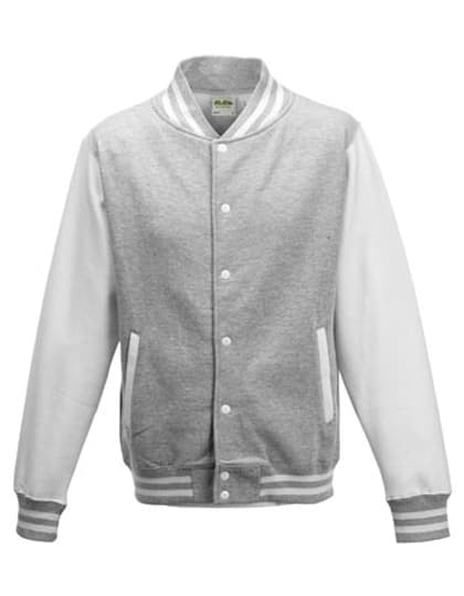 Varsity Jacket — Heather Grey