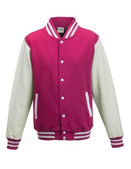 Varsity Jacket — Hot Pink