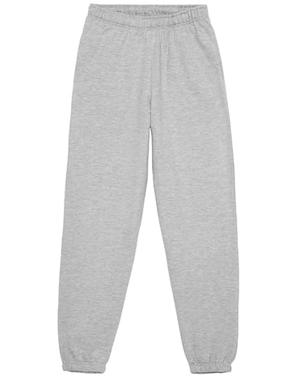 College Cuffed Jogpants — Heather Grey