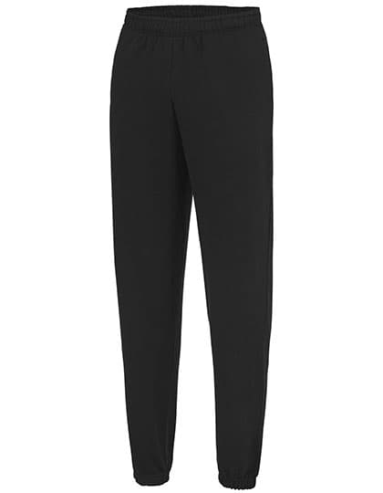 College Cuffed Jogpants — Jet Black
