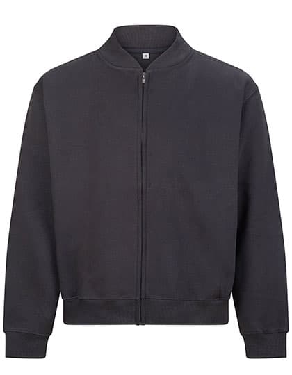 Signature Heavyweight Bomber Sweat — Solid Charcoal
