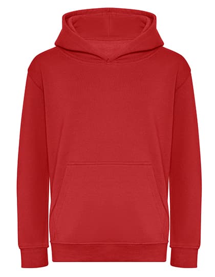 Kids´ Organic Hoodie — Fire Red