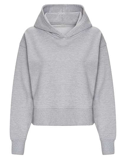 Women's Relaxed Hoodie — Heather Grey