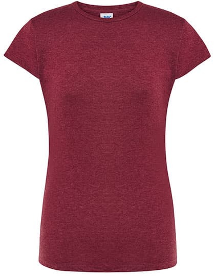 Ladies´ Regular Comfort T-Shirt — Burgundy Heather