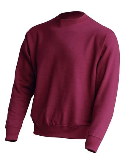 Crew Neck Sweatshirt — Burgundy