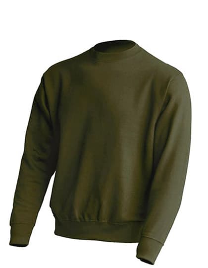 Crew Neck Sweatshirt — Khaki