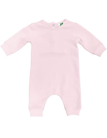 Baby Playsuit Long Sleeve — Pink