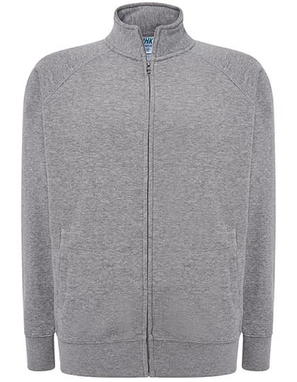 Full Zip Sweatshirt — Grey Melange