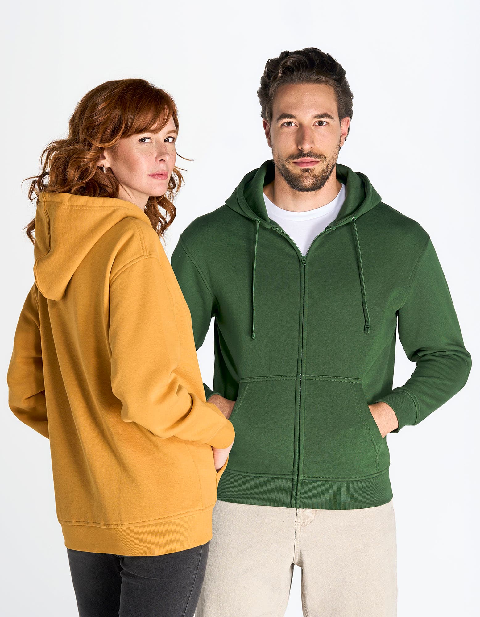 Zipped Hooded Sweater
