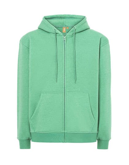 Unisex Hooded Full Zip Sweat Fuji — Eucalyptus