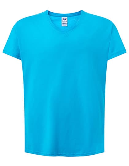 Ladies´ Curves T-Shirt V-Neck — Turquoise