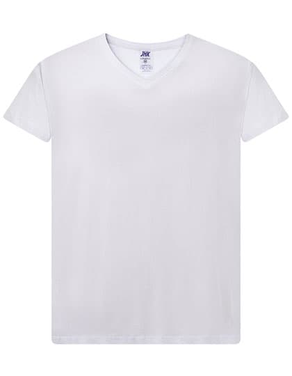 Ladies´ Curves T-Shirt V-Neck — White