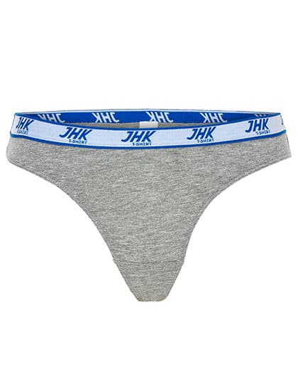 Ladies´ Thong (3 Pack) — Grey Melange