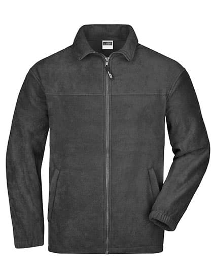 Full-Zip Fleece — Dark Grey (Solid)