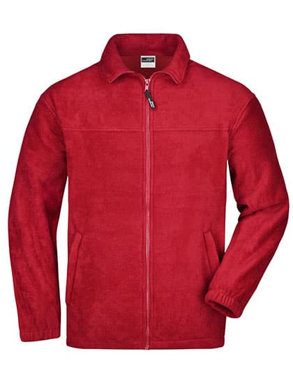 Full-Zip Fleece — Red