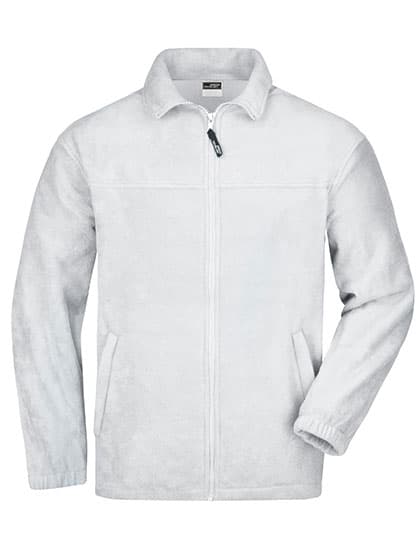Full-Zip Fleece — White
