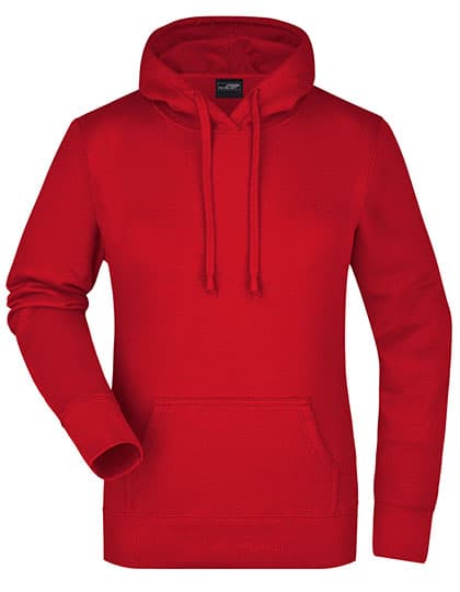 Ladies´ Hooded Sweat — Red