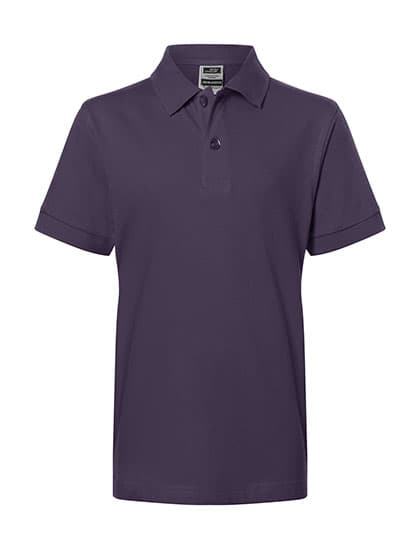 Junior Classic Polo — Aubergine