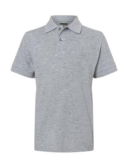 Junior Classic Polo — Grey Heather