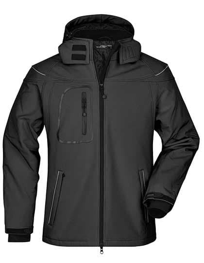 Men´s Winter Softshell Jacket — Black
