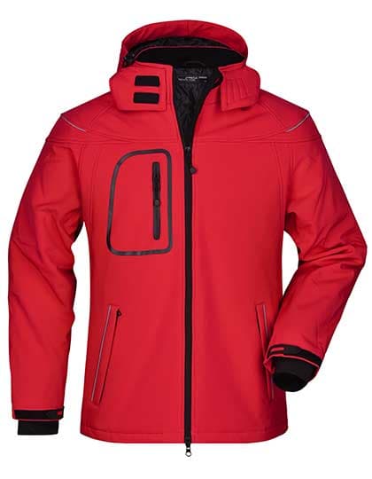 Men´s Winter Softshell Jacket — Red
