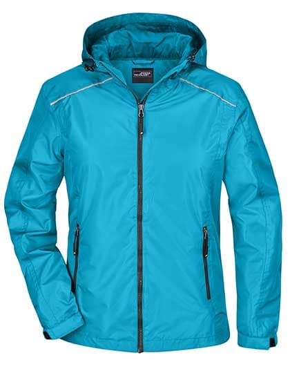 Ladies´ Rain Jacket — Turquoise