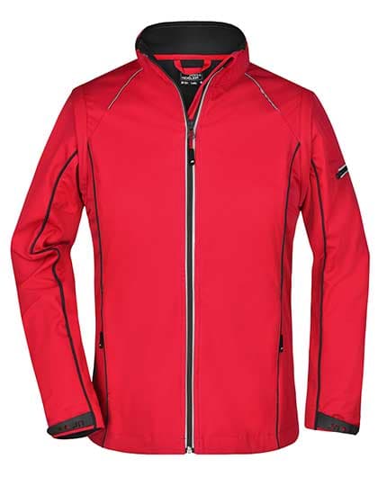 Ladies´ Zip-Off Softshell Jacket — Red