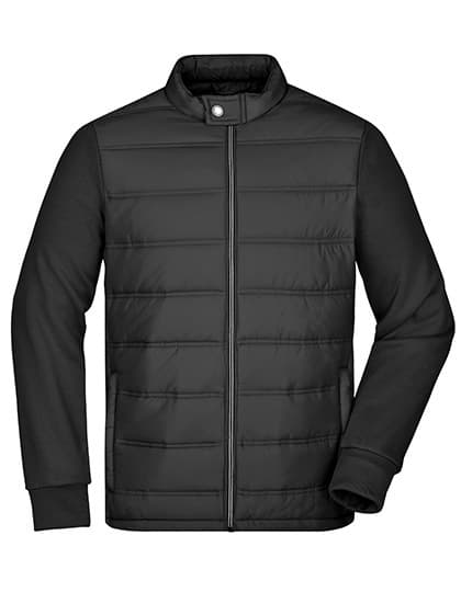 Men´s Hybrid Sweat Jacket — Black