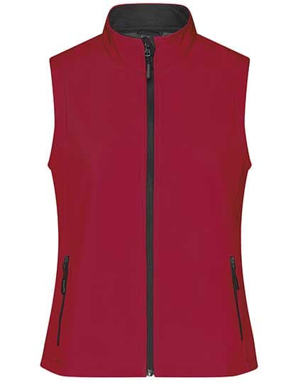 Ladies´ Promo Softshell Vest — Red