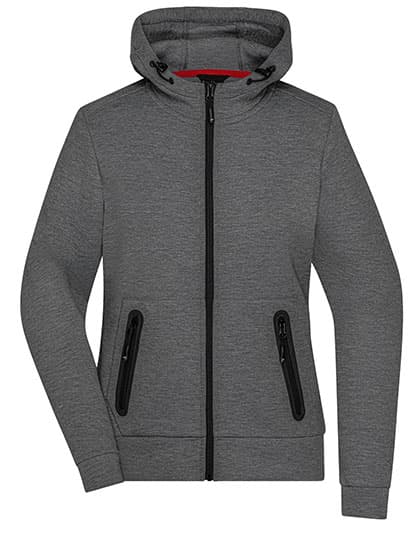 Ladies´ Hooded Jacket — Dark Melange